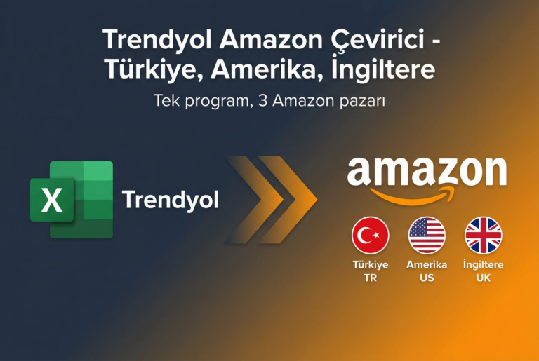 Trendyoldan amazon a ürün aktarımı